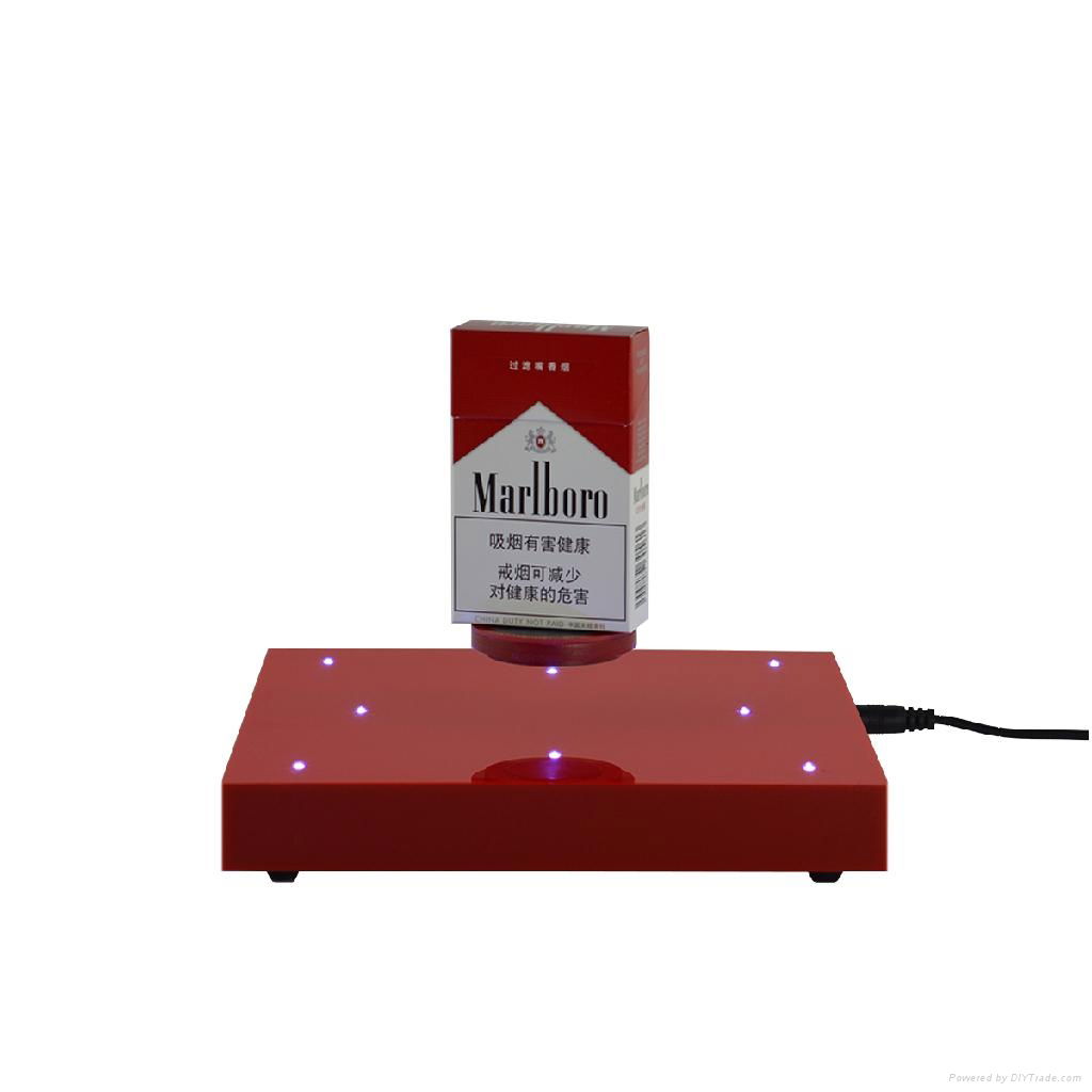 Acrylic advertising display stand for cigarette box with 8 pcs led lights 3