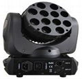 12pcs x10w 4in1 CREE led moving head beam light  1