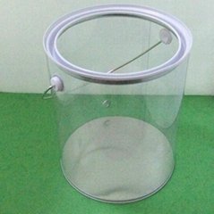 clear pvc bucket