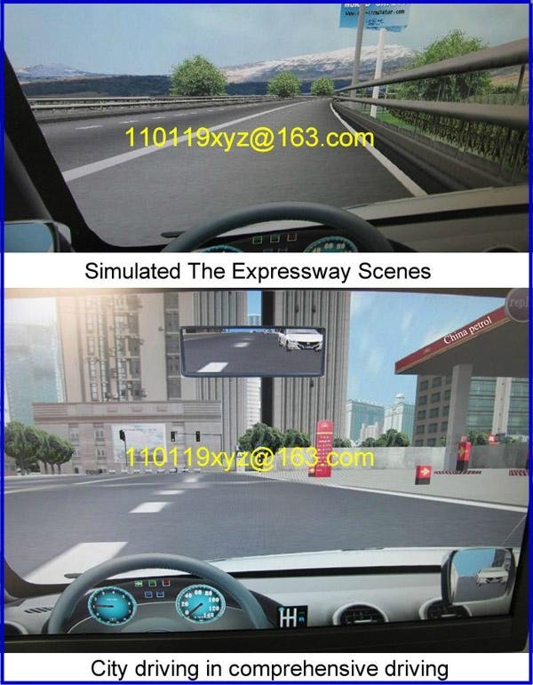 Car driving training simulator 3