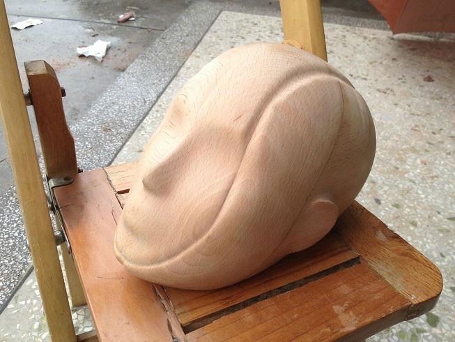 wooden head 3