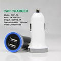 3.1a High Quality Mini USB Car Charger For Mobile Phone Tablet 1