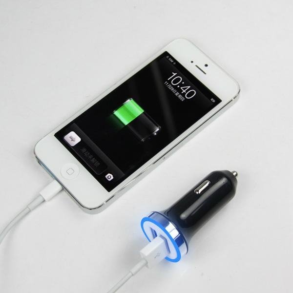3.1a High Quality Mini USB Car Charger For Mobile Phone Tablet 4