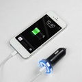 3.1a High Quality Mini USB Car Charger For Mobile Phone Tablet 4