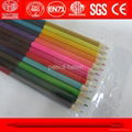 double cut color pencil in pvc bag 2