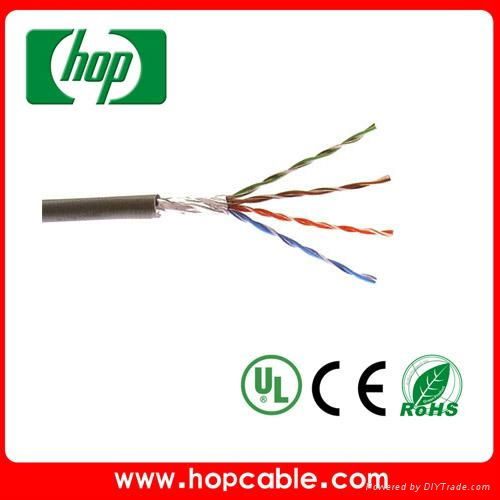 供应六类无氧铜国标网络线 过福禄克测试 cat6 2*4*0.57mm  23awg 