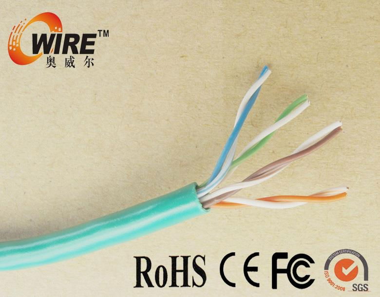 lan network cable CAT5E UTP copper four pairs fluke test passed  2