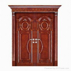 Exterior Solid Wooden Door