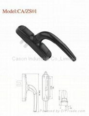 black color window handle 