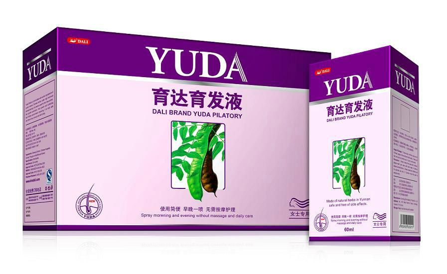 100% Quick effect Yuda Hair growth spray for women 