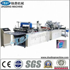 full automatic non woven zipper bag making machine