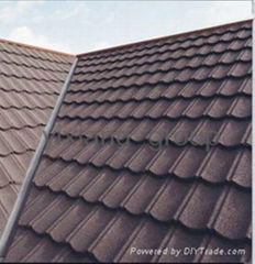 color stone coated roof tiles