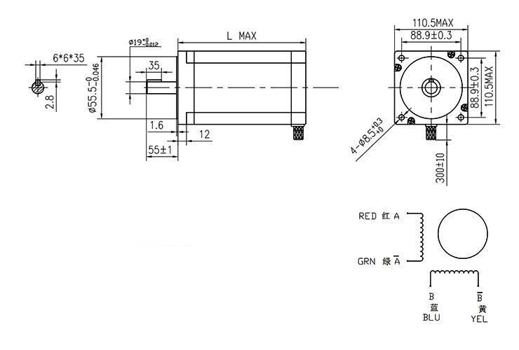 Hybrid stepping motor 2