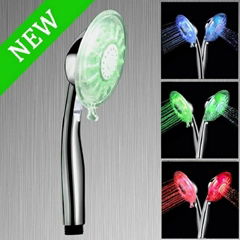 Colorful LED Shower Heads