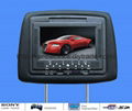 New arrival headrest DVD with TV/Games USB/SD card reader IR earphone&FM  5