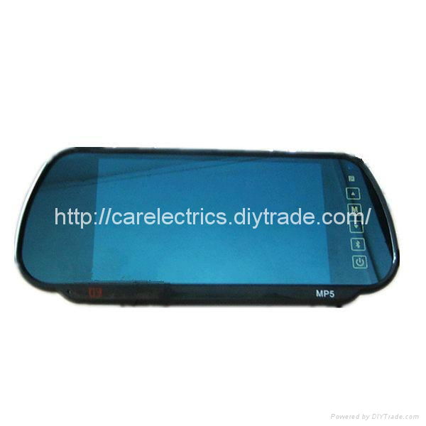 rearview mirror monitor with Bluetooth  USB/SD SLOT 7"LCD New panel 2