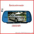 rearview mirror with TV usb/sd slot 1