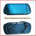 Bluetooth rearview mirror monitor with USB/SD SLOT  32bits games 3