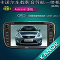 7" Capacitive Screen android car dvd gps radio player for ford focus mondeo 2