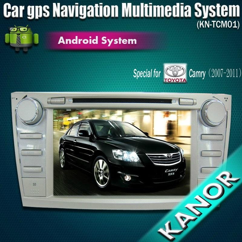 8" Capacitive Screen Android car radio dvd player for toyota camry corolla  4