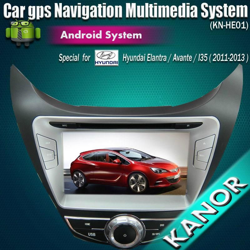 8" android car radio gps multimedia system for hyundai IX35 Elantra  4