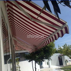 Full cassette retractable awning