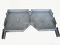 Roller shutter door side plate