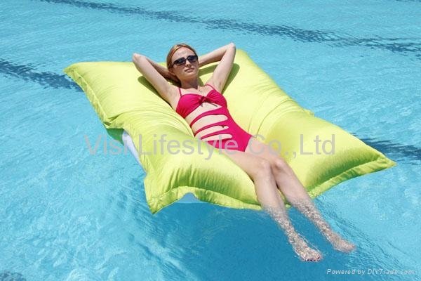 Hot sale large sumbrella swimming pool bean bag chair