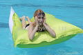 Hot sale large sumbrella swimming pool bean bag chair 2