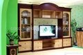 100% Solid Bamboo TV Stand Cabinet with drawer 4