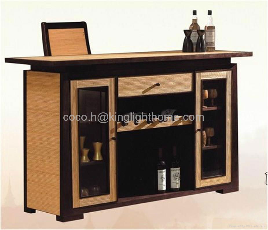 Luxury Design Wine Cellar Cabinet Rack-bamboo material 2