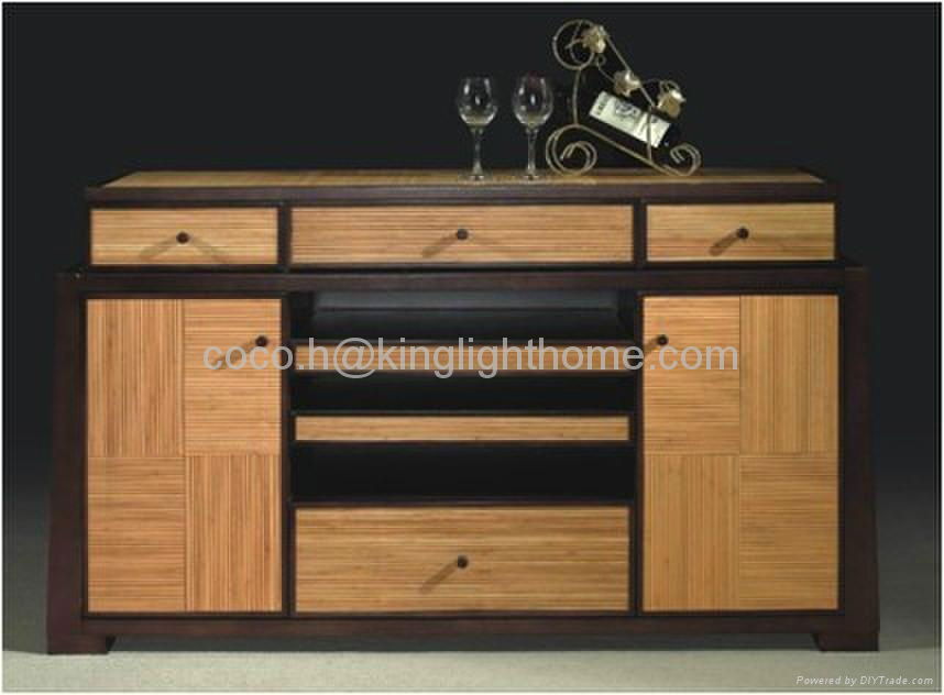 2013 New Solid Bamboo Dining Room Buffet Cabinet