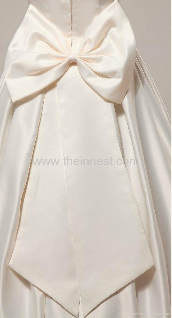 Sweet Satin Elegant Wedding Dress 4