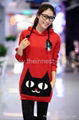 Korean style thicken round neck hoodie