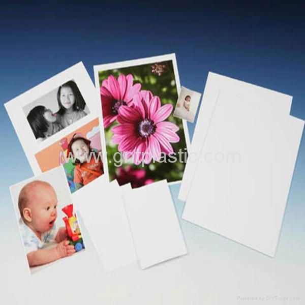 White inkjet printing plastic pvc sheet