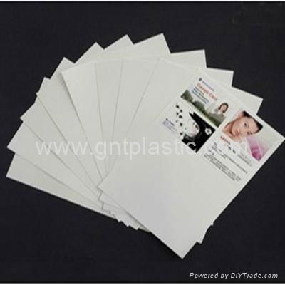 White inkjet printing plastic pvc sheet