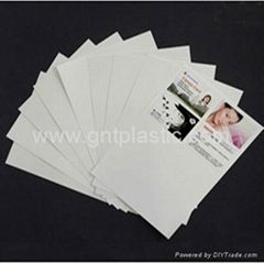 White inkjet printing plastic pvc sheet 