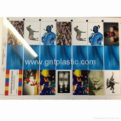 White digital printing plastic sheet for cards