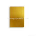 Golden inkjet printing plastic pvc sheet 