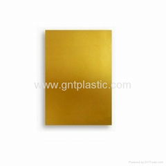 Golden inkjet printing plastic pvc sheet 