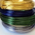 round colorful aluminum wire