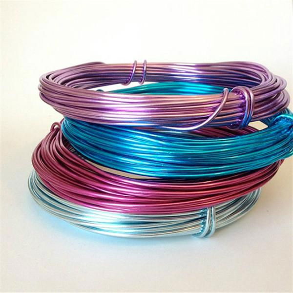 round colorful aluminum wire 2