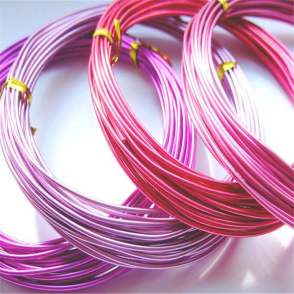 round colorful aluminum wire 5
