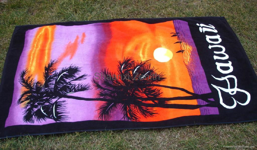 Hot Beach Towel with Reactive Printing  5