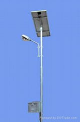 Solar CFL and LED Street Lights