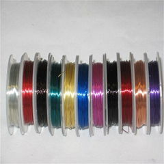 copper colored beading wire 