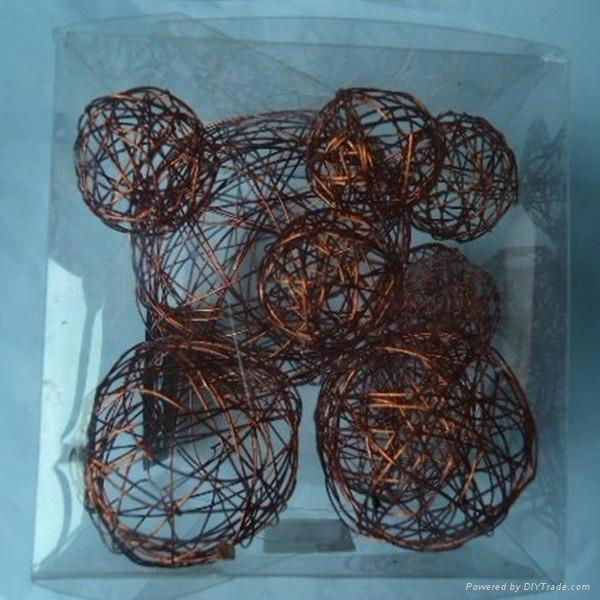 colored metal wire ball  5