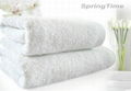 100% cotton white hotel bath towel 1