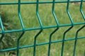 Bending welded mesh fence 2