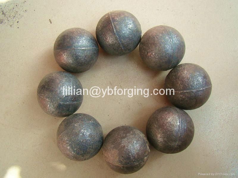 Hot Sale 80MM Forged Steel Grinding Ball For Ball Mill 2